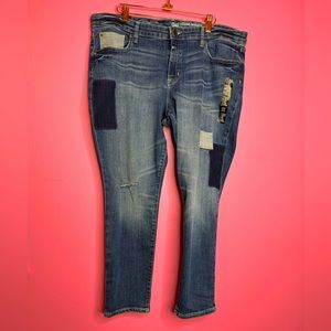 GAP Patchwork Legging Jeans | Size 18/34